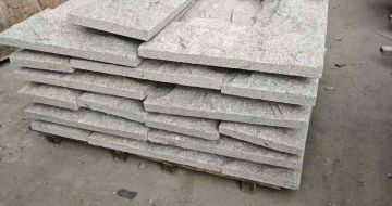 滨州芝麻白蘑菇石，自然面