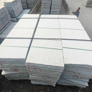 滨州芝麻白毛板，石材毛板