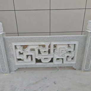 滨州芝麻白河道栏杆 桥栏杆