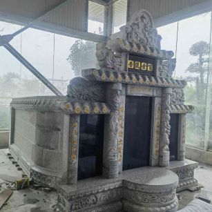 滨州套墓 墓碑 围坟石 异形定制