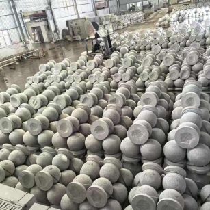 滨州芝麻白圆球 石球 挡车球