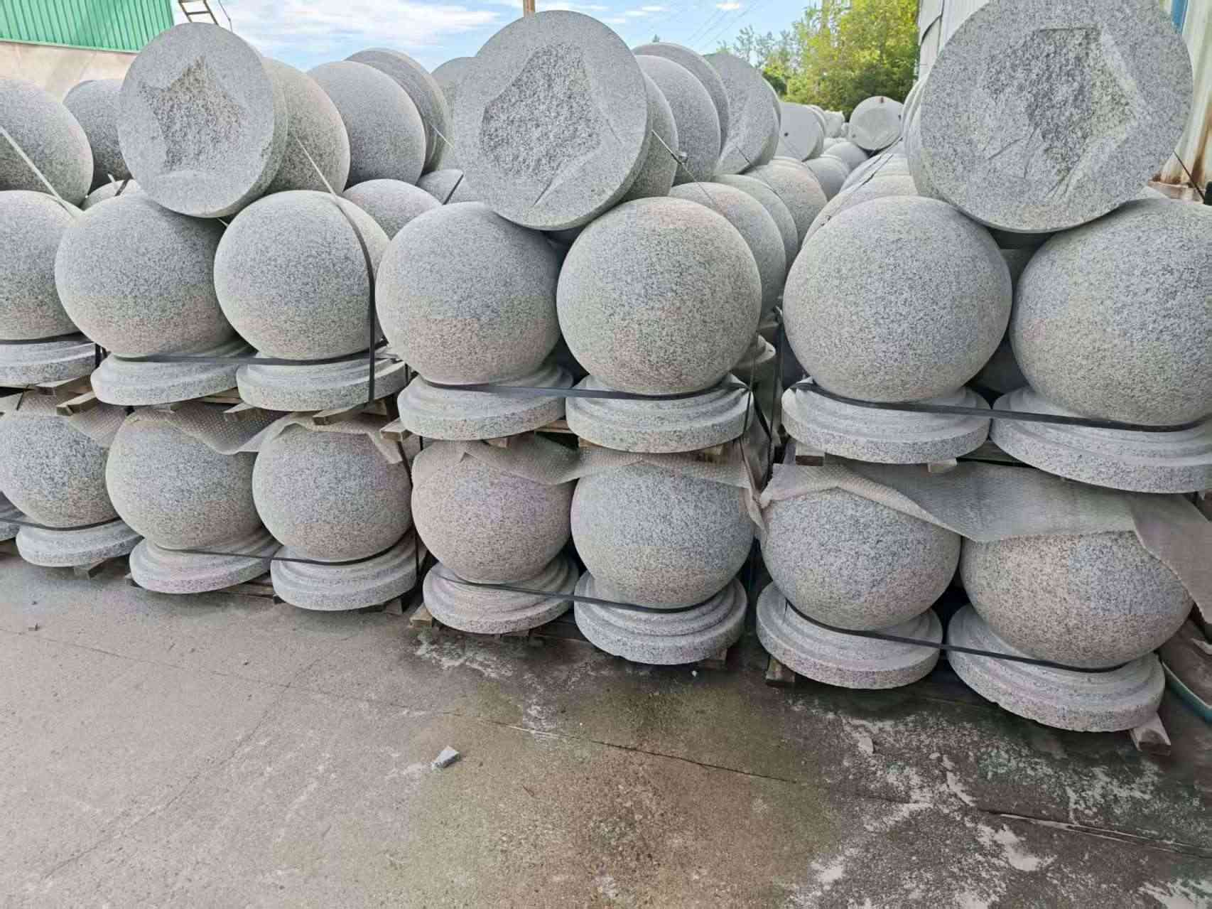 滨州圆球石球挡车球