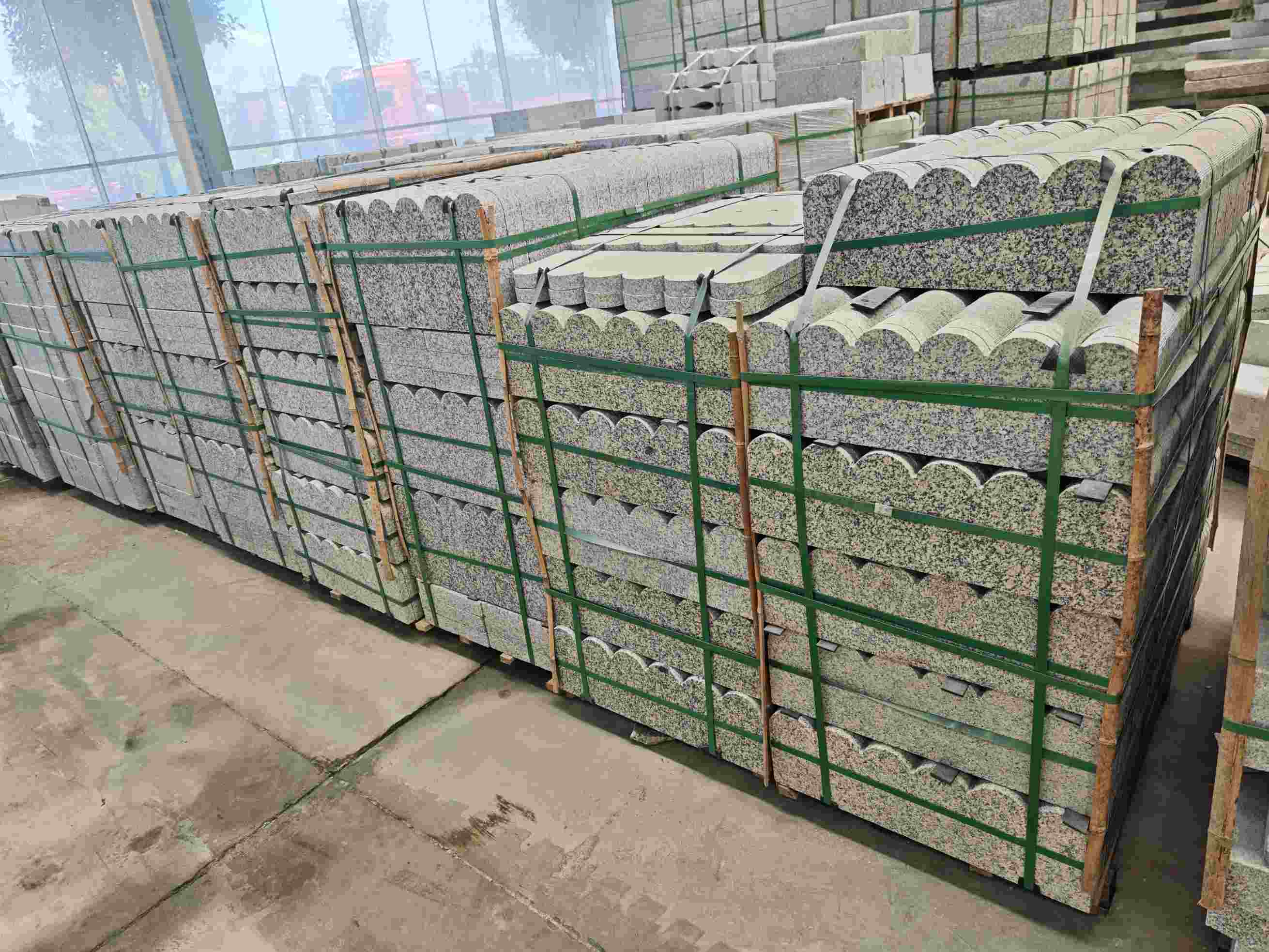 滨州芝麻白芙蓉白花边石