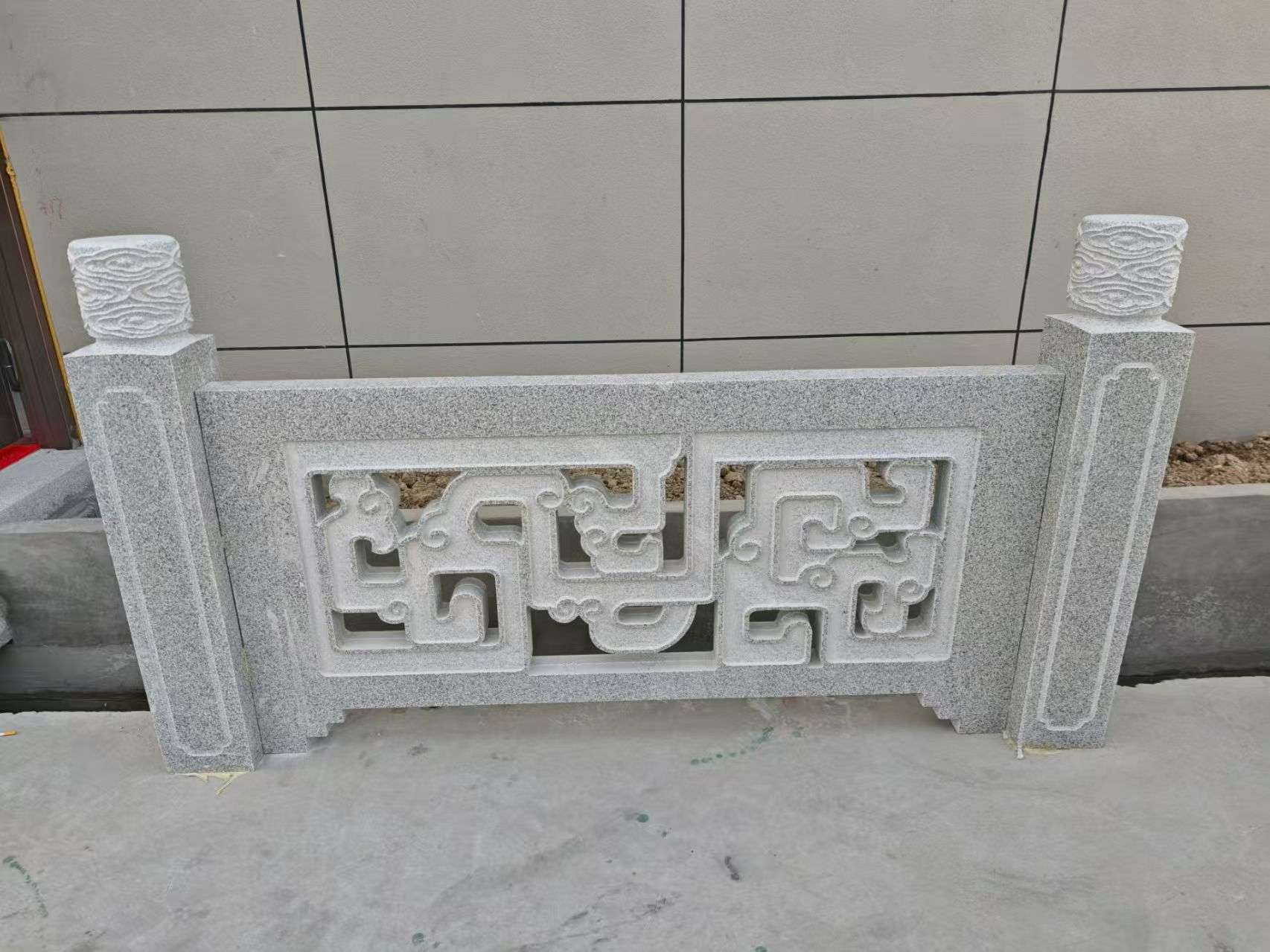 滨州芝麻白河道栏杆 桥栏杆