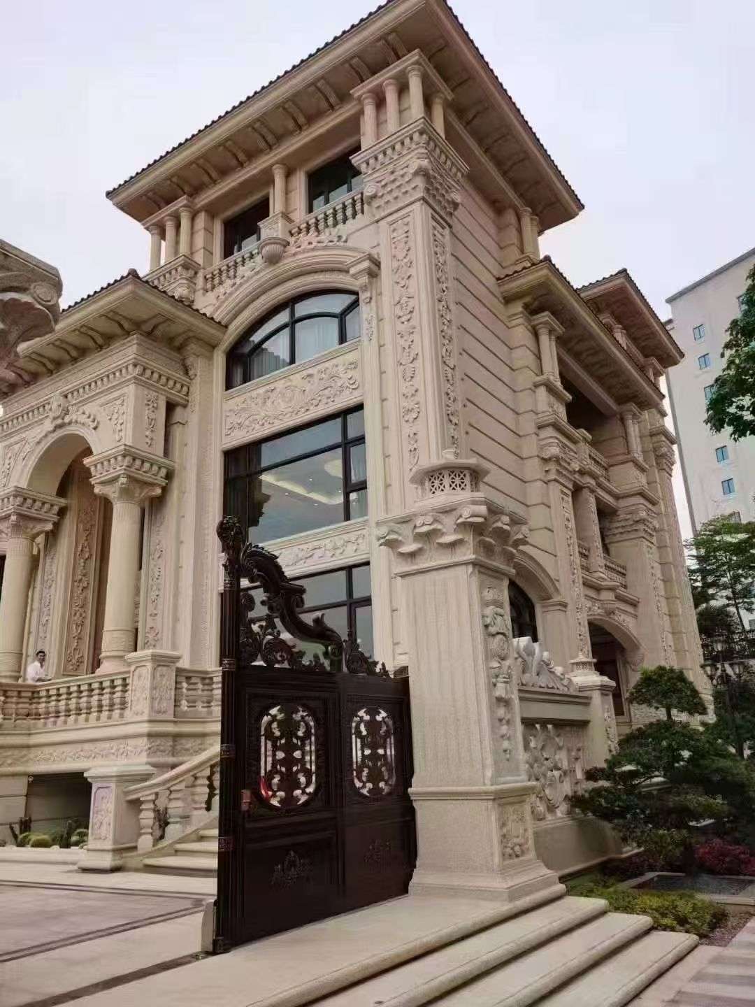 滨州黄金麻别墅外墙异形定制