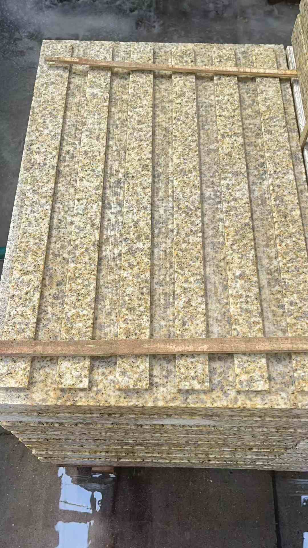 滨州黄金麻盲道 石材盲道